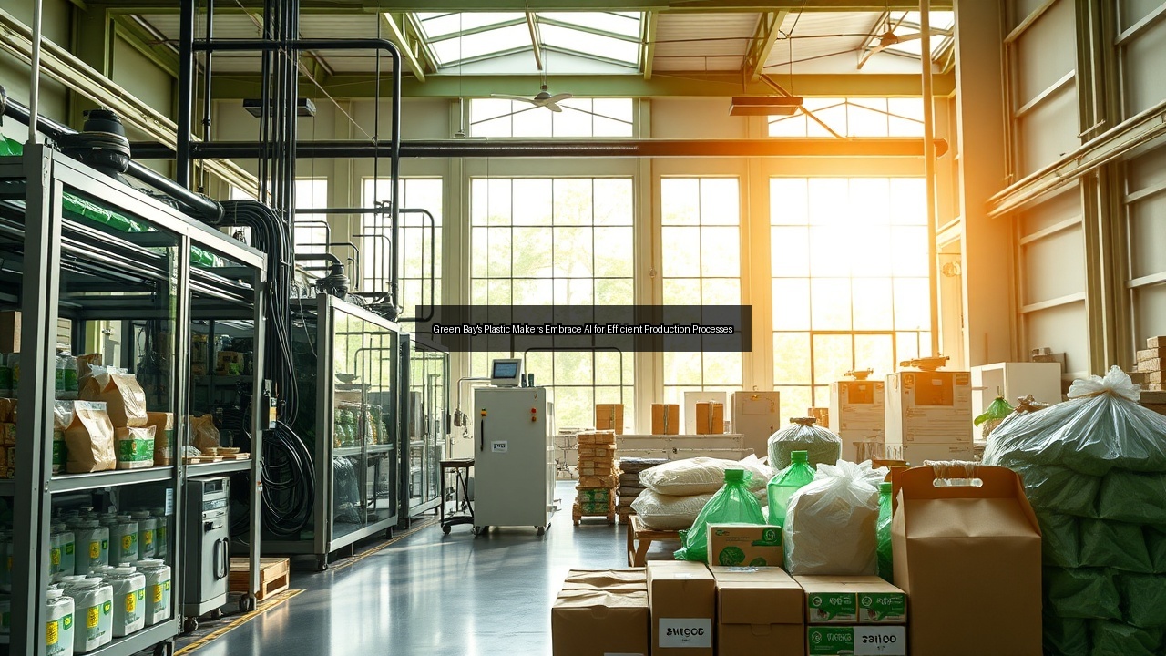 sustainable packaging makers manufacturing Green Bay plastic companies recycling